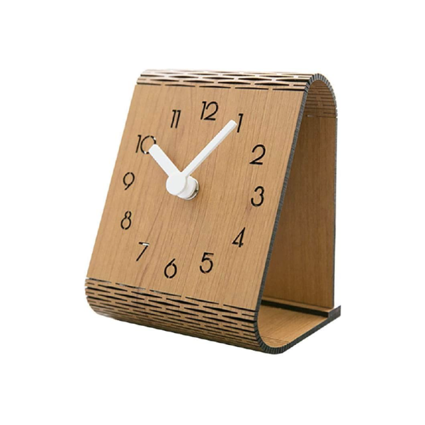 Reloj de escritorio, curva orgánica